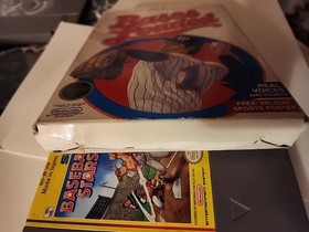 BASES LOADED W BOX & BASEBALL STARS NES Nintendo Entertainment System Lot 2 Game