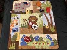 Lambs And Ivy Jungle Safari Baby Crib Quilt