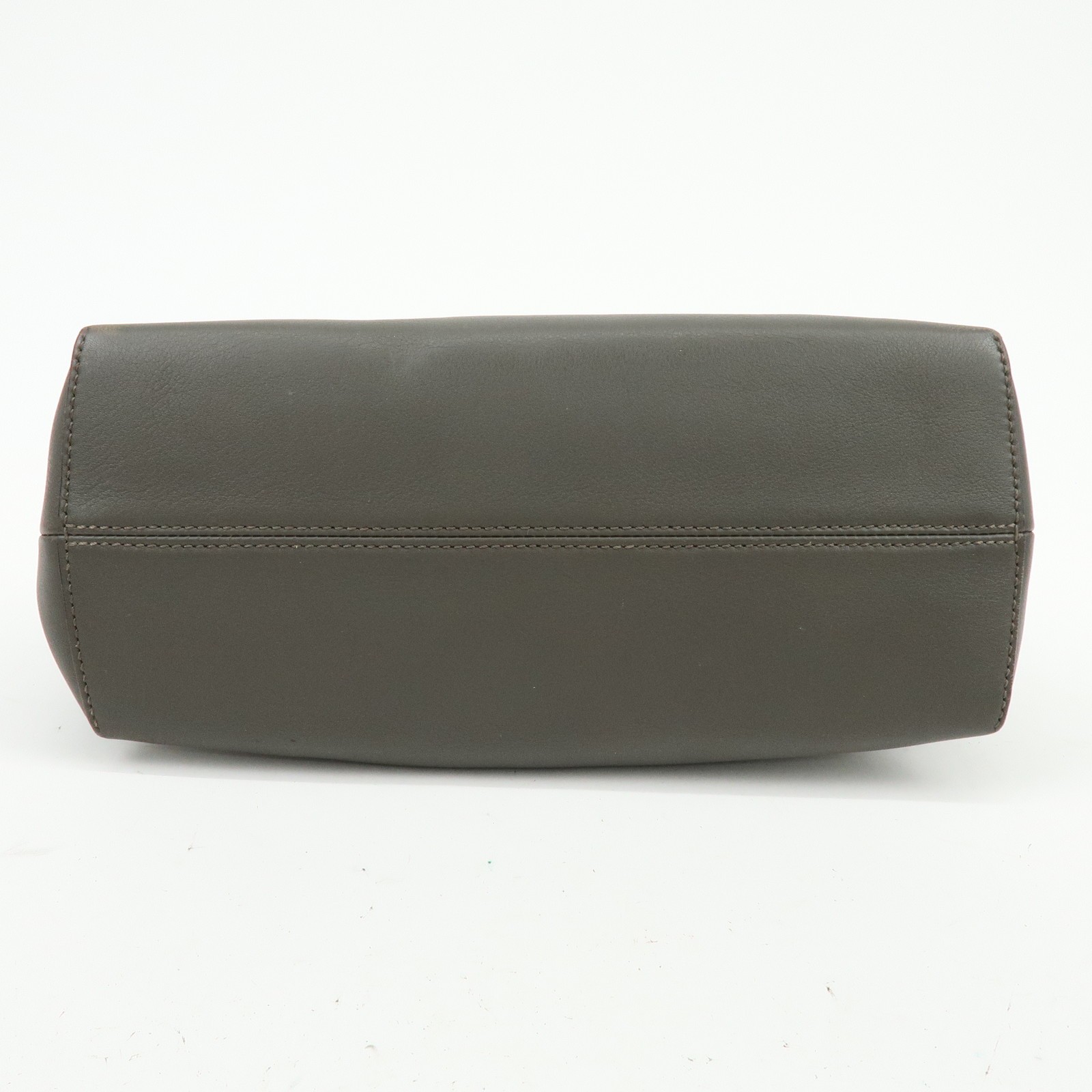 FENDI By The Way Medium 2Way Bag Hand Bag Shoulder Bag Gray 8BL146 Auth Used F/S — image 5