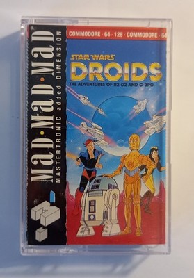STAR WARS DROIDS - RARE Mastertronic - Commodore 64 C64 C128 - GETESTET siehe Fotos