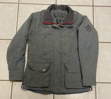 Ariat Jacket Womens M GRAY Soft-shell Full Zip Equestrian Riding Fit For A Rider