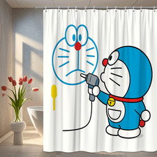 Cute Cartoon Shower Curtain - Fun Design for Kids' Bathroom