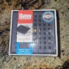 Oatey Designline 4"x 4" Matte Black Stainless Steel Square Shower Drain Cover
