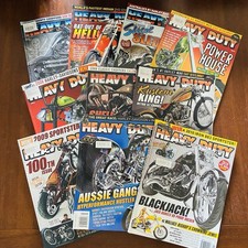 Heavy Duty Motorcycle Magazine Bundle x10 2006-2009 Harley Davison