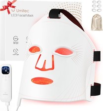 LED Face Mask, Red Light Therapy Mask, Five Modes Blue Light Therpay, Face Zone