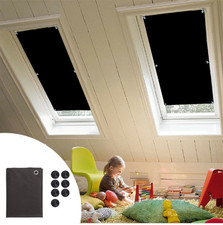 NEW Blackout Blind Curtains w/ Suction Cups Shading Reflecting for Roof Window