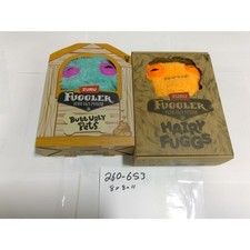 Zuru Fuggler Funny Ugly Monster Butt Ugly Pets Hairy Fuggs Set Teal Orange NIB