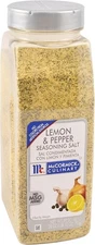 (Free Duty Tax) McCormick Culinary Lemon & Pepper Seasoning Salt, 28 oz - On