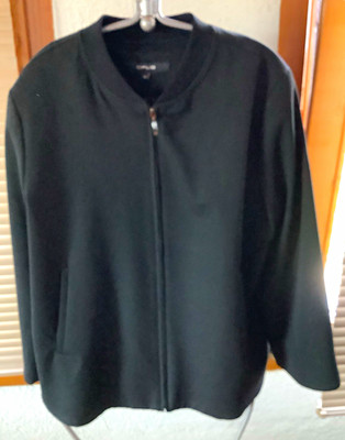 OPUS Damen Jacke  Schwarz Gr. 40 mit Reißverschluss