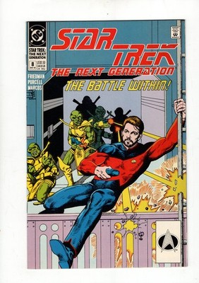 Star Trek: The Next Generation #8 (DC Comics May 1990) Comic Book Very Fine
