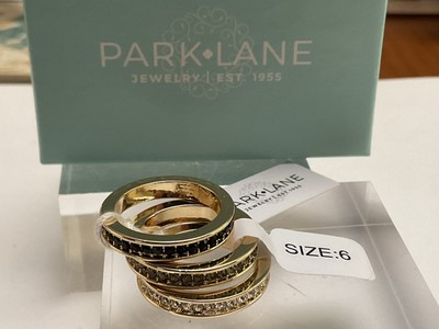 PARK LANE Stackable Eternity 3 Ring Set Paradigm (2024) SIZE 6 NIB SOLD OUT !