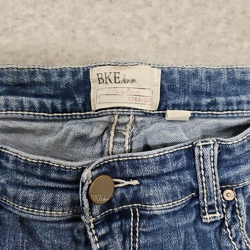 BKE Payton Jeans Größe 32 R Blau Denim Midrise Stretch Whiskered 32 x 30 - Bild 3 von 12