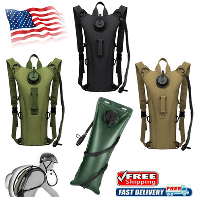3L Water Bladder Bag Hydration Backpack Pack Hiking Camping Cycling Outdoor USA
