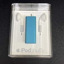APPLE iPod shuffle 3rd GENERATION BLUE 2 GB MC384LL/A -A1271 BRAND NEW SEALED.