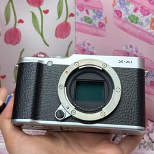 Fujifilm X-A1 16.3 MP Mirrorless Digital Camera Body Silver -90 New