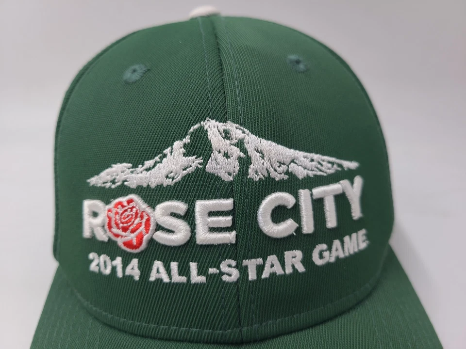 2014 Rose City All Star Game MLS Portland Adidas Snapback Hat Cap Soccer Green - Image 4 of 4
