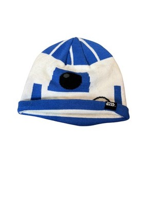 Loungefly Star Wars R2-D2 Hat Beanie Boys One Size Blue Knit Acrylic Winter