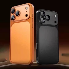 For iPhone 17 Pro Max 17 Pro Electroplated Matte Semi-Transparent Phone Case