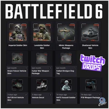 BATTLEFIELD 6 + REDSEC Twitch Drops - All Available Rewards - 11/11 Items