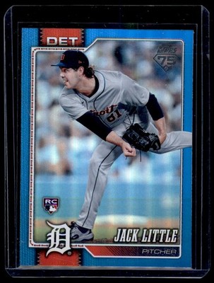 2026 Topps Series 2 Blue Foil Jack Little Rookie /150 Detroit Tigers #566