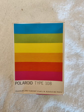 Polaroid Type 108 Color Pack Instant Film - Sealed expires 1983 Sold AS-IS