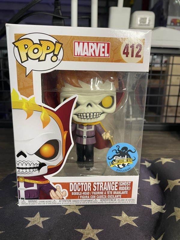 Funko Pop! Vinyl: Marvel - Doctor Strange (As Ghost Rider) (Glow) - LACC