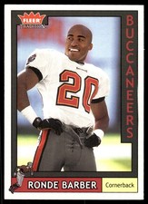 Ronde Barber 2003 Fleer Tradition #20 Buccaneers NFL READ FREE SHIP AutographDen