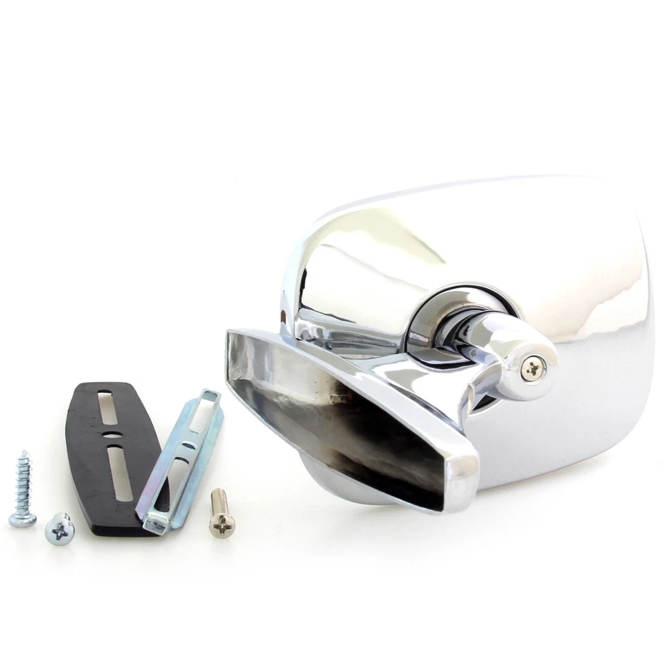 CHEVROLET CORVETTE STINGRAY 1963  68 - 1982 CHROME DOOR MIRROR 2 PIECES NEW PAIR - Image 4 of 4