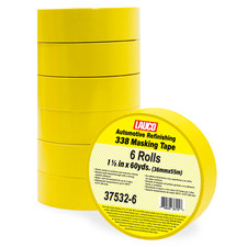 Automotive Masking Tape Yellow Painters Tape For Car Painting1.4in-6rolls Automotive Masking Tape Yellow Painters Tape For Car Painting1.4in-6rolls