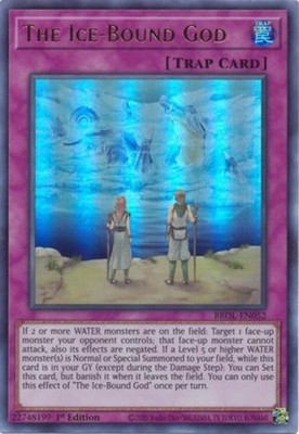 The Ice-Bound God - BROL-EN052 - Ultra Rare - 1st Edition - Lightly Played
