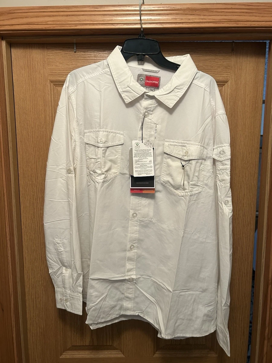 Craghoppers Heren Expert Kiwi shirt met lange mouwen Button