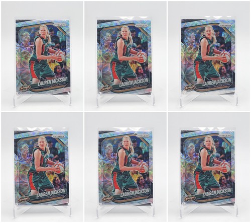[6] LAUREN JACKSON 2025-26 PANINI PRIZM WNBA PREMIUM BOX SET /99 STORM Q3420