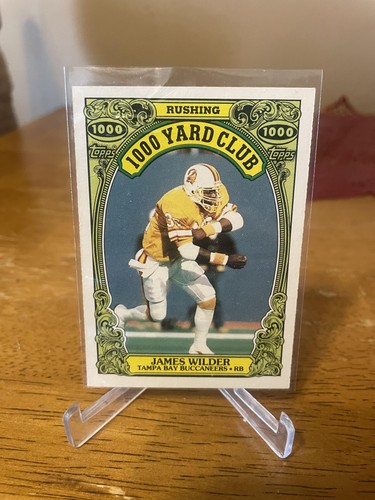 James Wilder #7 1986 Topps 1000 Yard Club card