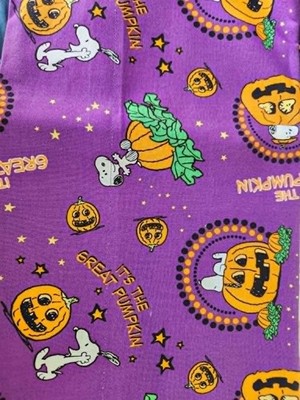 Set of 2 Completed Cotton Pillowcases! Handmade! Snoopy - It's the Great Pumpkin