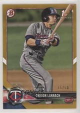 2018 Bowman Draft Gold 15/50 Trevor Larnach #BD-70 06sz