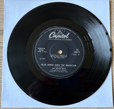 THE BEACH BOYS BLUE BIRDS OVER THE MOUNTAIN CAPITOL 7'' (1968) EX- POP GT BRITAIN