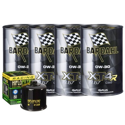 Bardahl XT4R 0W30 Ölwechselkit Für Suzuki GSF650 S Bandit Traveller 2010