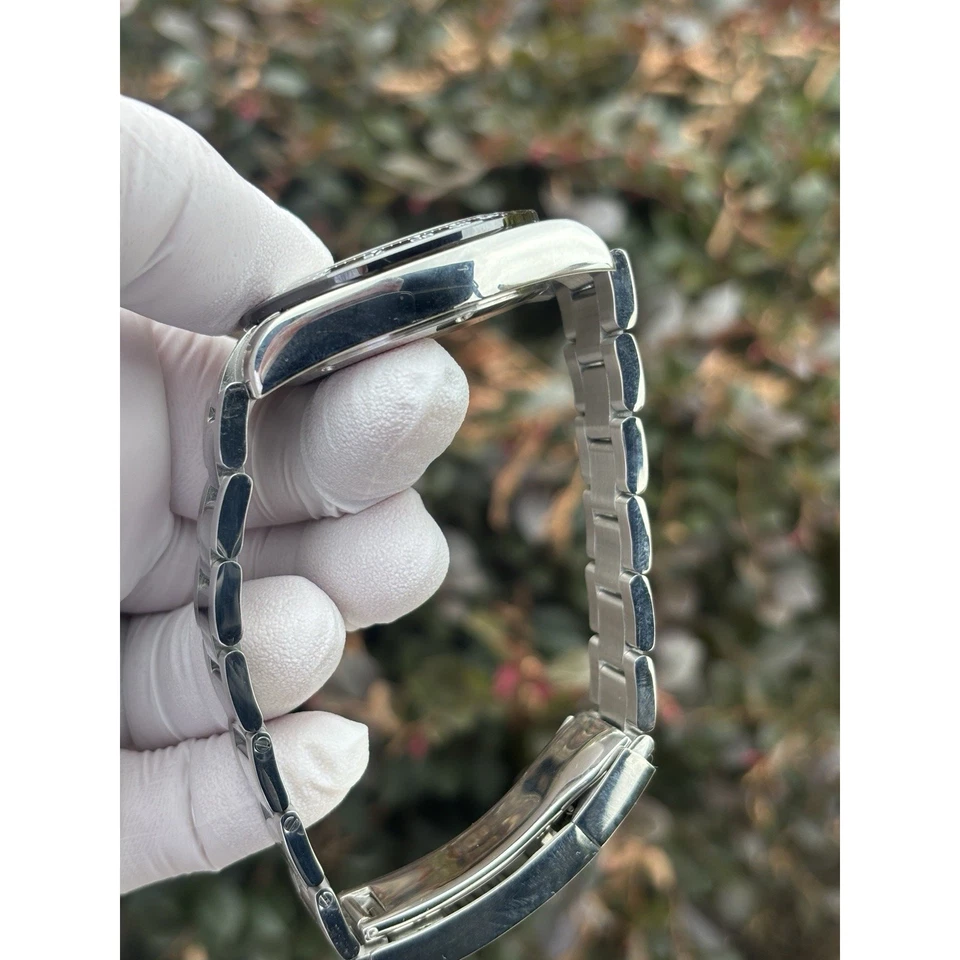 Seiko VK63 MOD Watch 40mm White Dial Black Subdials Steel Chronograph UNWORN - Image 4 of 4