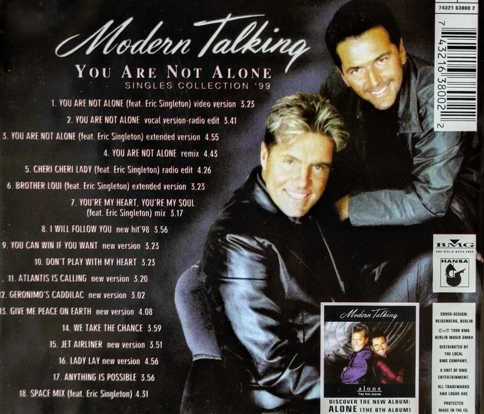 MODERN TALKING CD RARE Compilation - Image 4 of 4