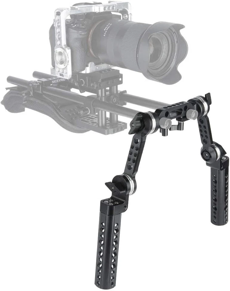 Professional Rosette Handle Kit - Adjustable for 15mm DSLR Shoulder Rigs - Image 4 of 4