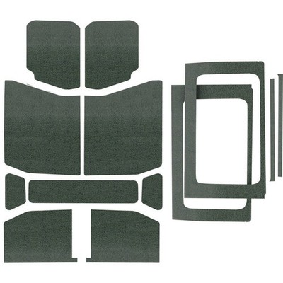Design Engineering 50179 Gray Finish Complete Headliner for 18+ Jeep JL 4DR