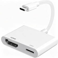 USB C to HDMI Adapter for Iphone 17/16/15 to TV, Type C Digital AV HDMI Adapter