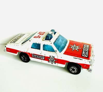 1979 Matchbox Superfast Plymouth Gran Fury Sheriff SP-5 Police Car