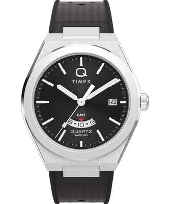Timex Q Timex Continental Schwarz Herren Armbanduhr TW2Y24900