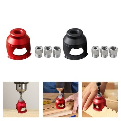 Woodworking Vertical Drill Guide with Drill Locator and 6 to 10mm Drill Sleeves