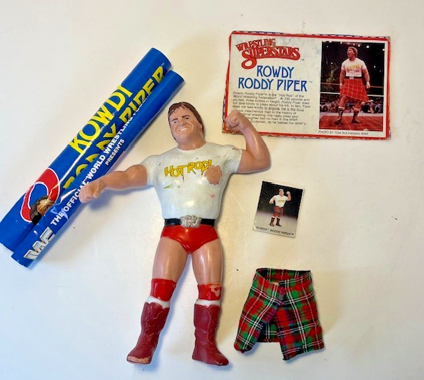 Rowdy Roddy Piper 1984 LJN WWF Wrestling Superstars Figure Kilt