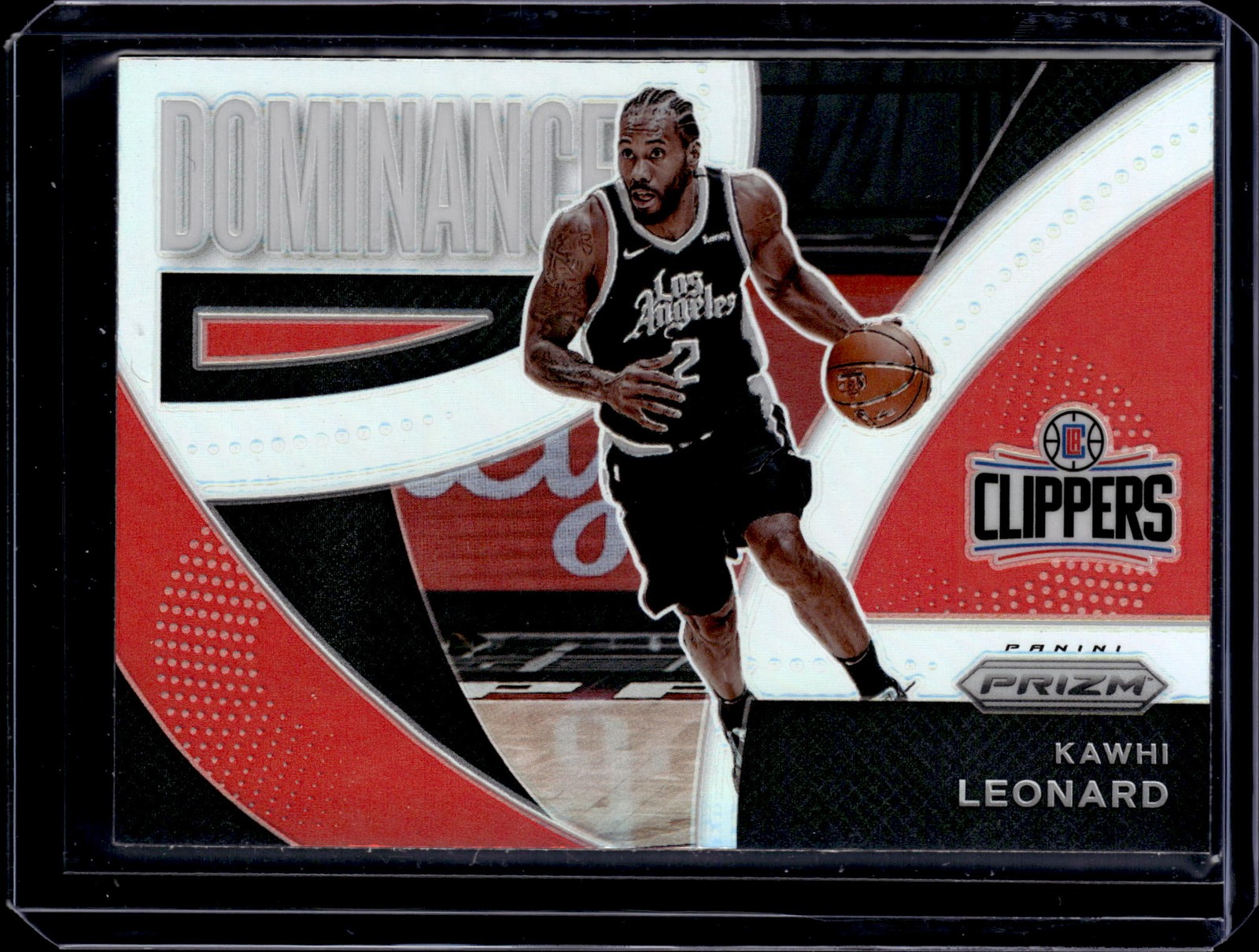 Kawhi Leonard 2021-22 Prizm #22 Dominance Prizms Silver Los Angeles Clippers