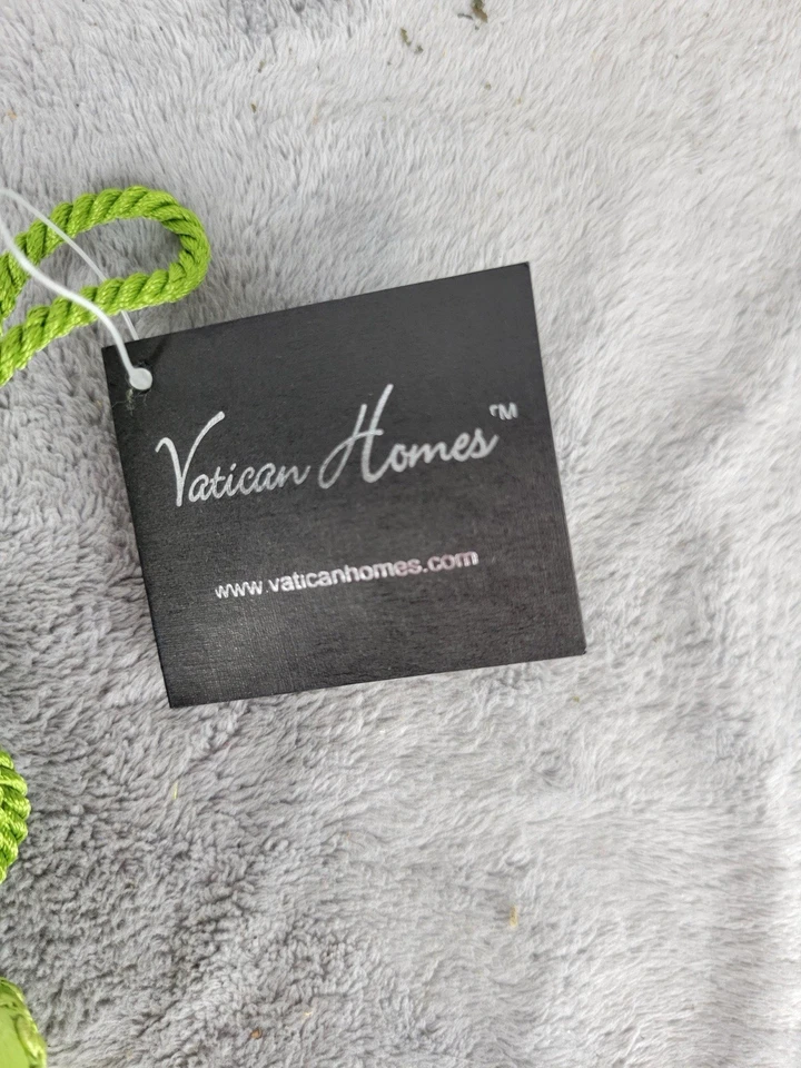 "Juego de 2 borlas grandes de 16"" de largo con borlas verdes claras para cortinas Vatican Homes" Foto 2 de 4