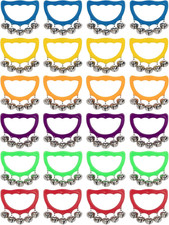24-Piece Colorful Jingle Bells Set for Kids' Parties and Classroom Activities