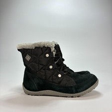 Columbia Minx Shorty Omni-Heat Black Winter Boots YL5207-011 Women's Size 8.5
